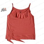 تاپ پایین گره دار قواره دار صورتی