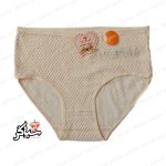 شورت سایز بزرگ نخی پفکی کرم