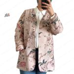 تک کت کوکدوزی کتان طرح مینیاتور