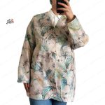 تک کت کوکدوزی کتان طرح بهشت