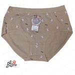 شورت نخی سایز لارژ طرح خرگوش ریزه سبز روشن