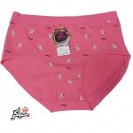 شورت نخی سایز لارژ طرح خرگوش ریزه صورتی
