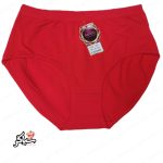 شورت نخی سایز بزرگ ۲xl ساده قرمز
