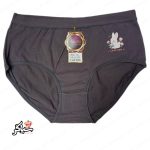 شورت نخی سایز XL طرح خرگوش توسی تیره