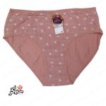 شورت نخی سایز بزرگ ۳xl طرح برگ صورتی کالباسی