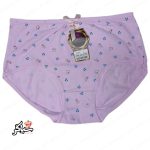 شورت نخی سایز لارژ طرح عشق خرگوش صورتی کمرنگ