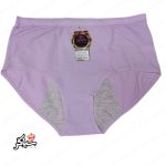 شورتکس سایز بزرگ ۲XL ( شورت زنانه مخصوص عادت ماهیانه ) صورتی کمرنگ