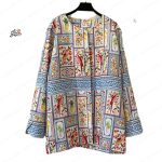تک کت ژاکارد سایز بزرگ طرح ایران