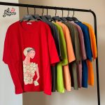 تیشرت سایز بزرگ نخ پنبه رخ مصر دخترانه