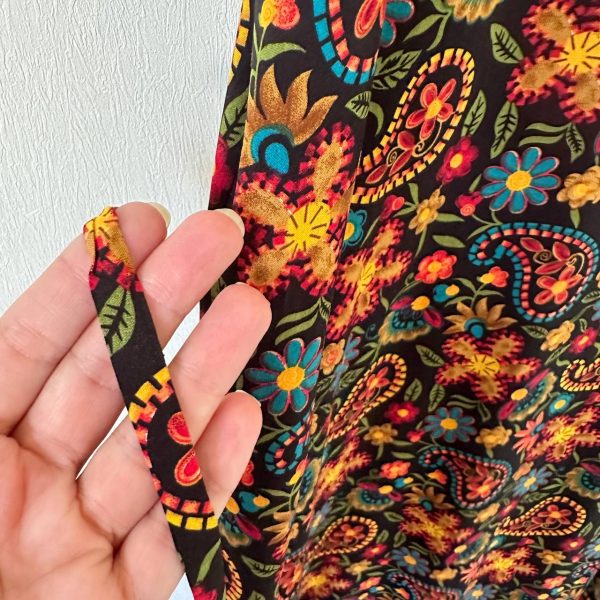 پیراهن نخی حلقه ای ساحلی زنانه خنک و تابستونی (بدون آبرفت) گلدار شاد - تصویر 3