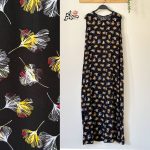 پیراهن نخی حلقه ای ساحلی زنانه خنک و تابستونی (بدون آبرفت) شاپرک