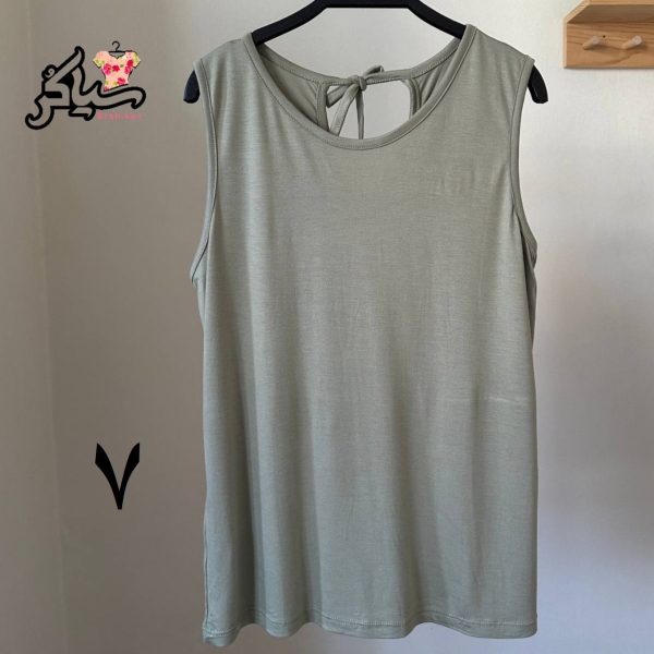 تاپ خنک سایز بزرگ دخترانه ساده - تصویر 3