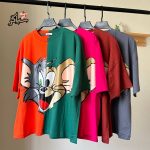 تیشرت کراپ قواره دار موش و گربه