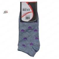 جوراب مچی اسپرت توسی قلبی