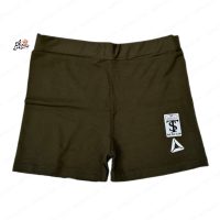شلوارک اسپرت کشی کوتاه سبز