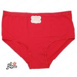 شورت نخی سایز بزرگ ۴xl ساده قرمز