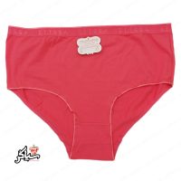 شورت نخی سایز بزرگ ۴xl ساده صورتی