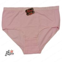 شورت نخی سایز بزرگ ۴xl ساده صورتی