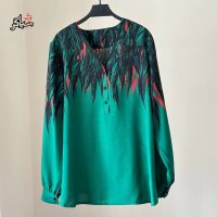 بلوز شومیز سایز بزرگ دخترانه آستین بلند