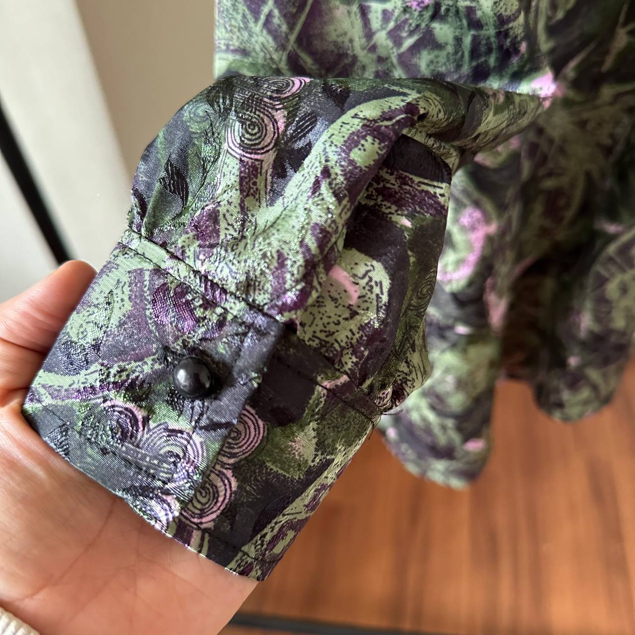 بلوز شومیز سایز بزرگ دخترانه آستین بلند - تصویر 3