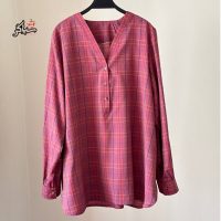 بلوز شومیز سایز بزرگ دخترانه آستین بلند