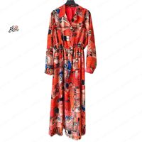 پیراهن سایز بزرگ آستین بلند مناسب شیردهی